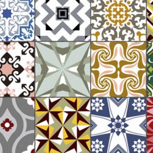 Dalle céramique NORTH PATCHWORK