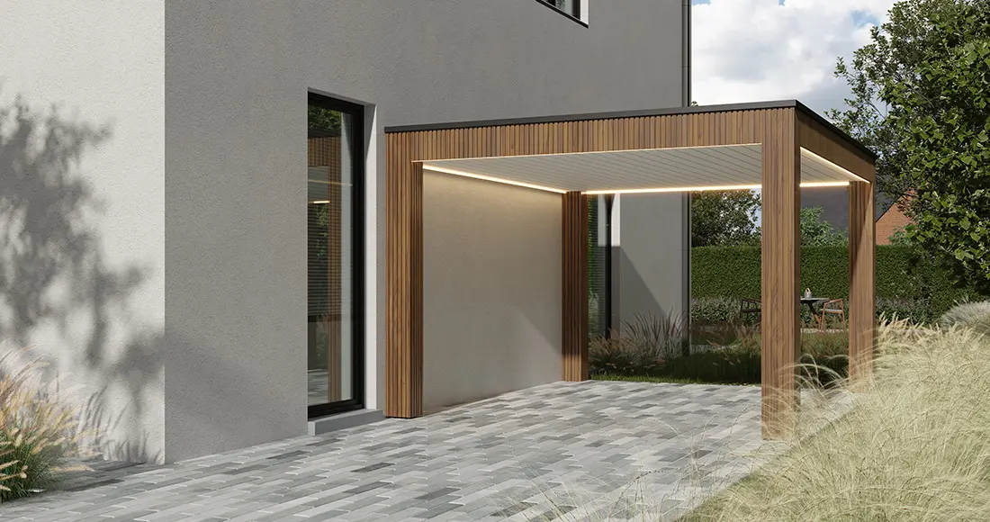 box-thermowood-carport-met-wit-aluminium-onderdak-en-hout-exterior-living-tuinfabrikant-carports-belgië-1100x580